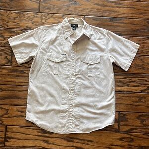 Obey Men's White Short Sleeve Shirt